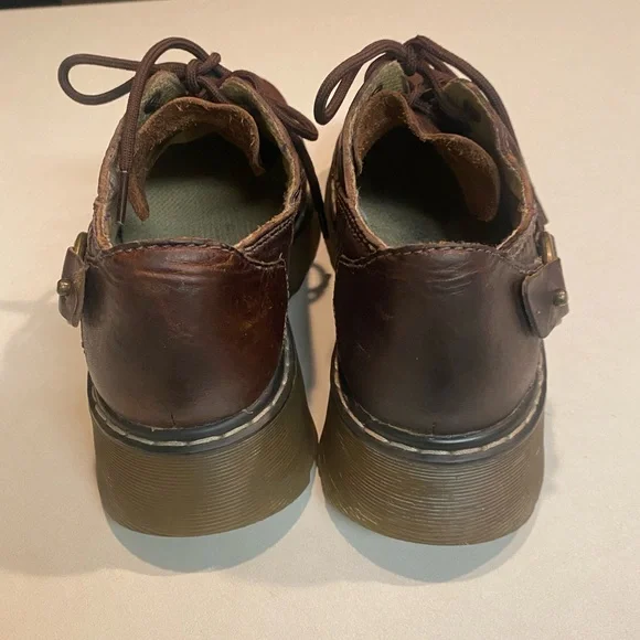 DR. MARTENS DOCS SIGMA LEATHER SHOE RARE CHUNKY SZ 39 US 8 L  GUC - Picture 7 of 16